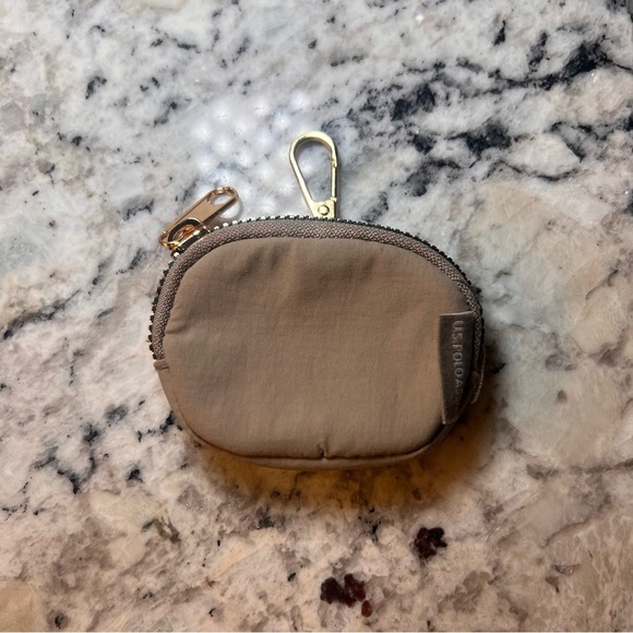 Tan Coin Purse with Clip u.s polo assn - Picture 1 of 3